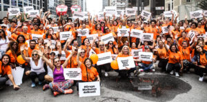 Caminhada pelo fim da violência contra a mulher