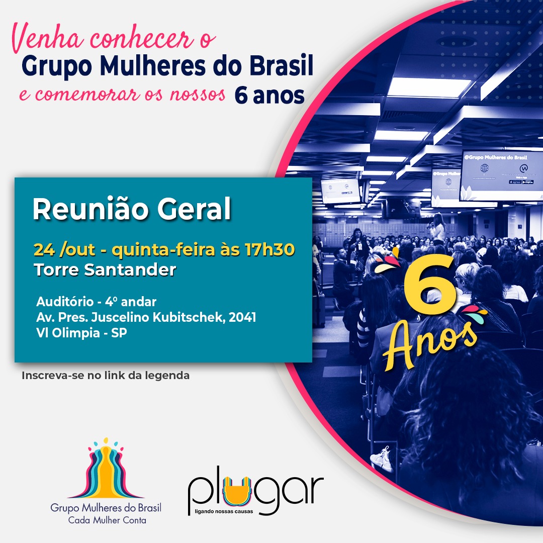 Venha participar de uma reunião especial