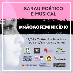 Sarau Não ao Feminicídio!