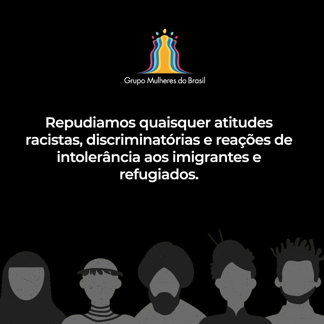 Não à intolerância aos refugiados e imigrantes!