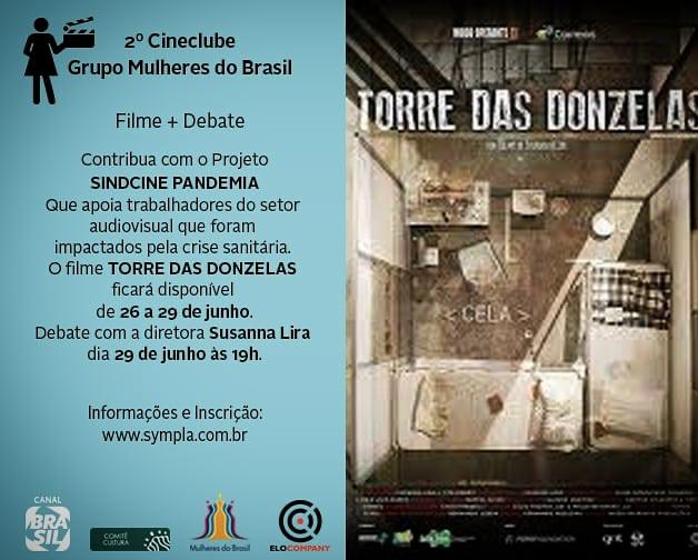 Torre das Donzelas em exibição no Cineclube