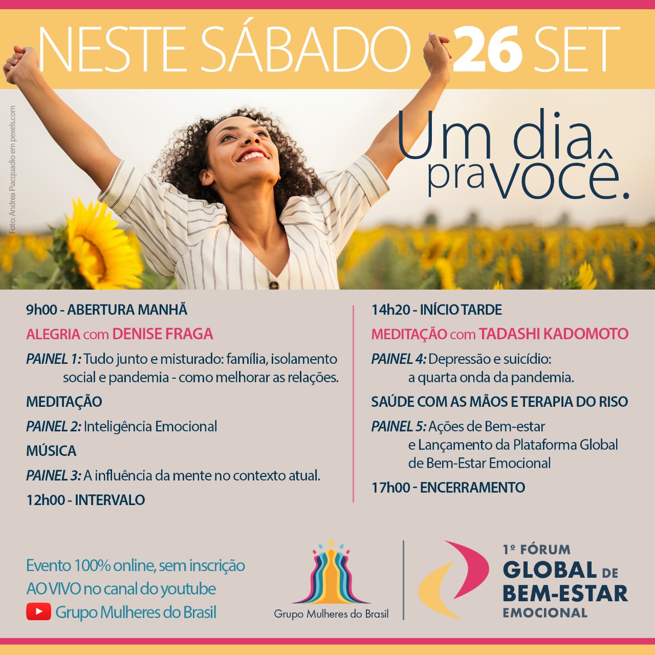 1º Fórum Global de Bem-Estar Emocional