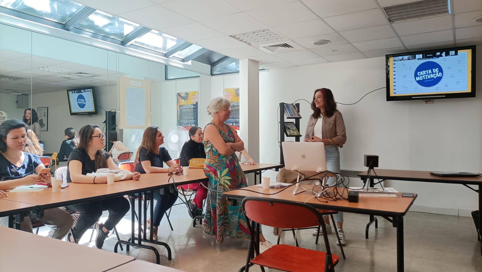 Aconteceu em Paris o atelier prático sobre Carta de Motivação