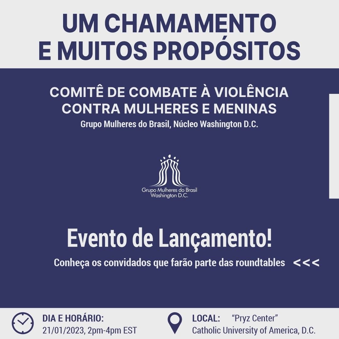 Evento de Lançamento do Comitê de Combate à Violência Contra Mulheres e Meninas