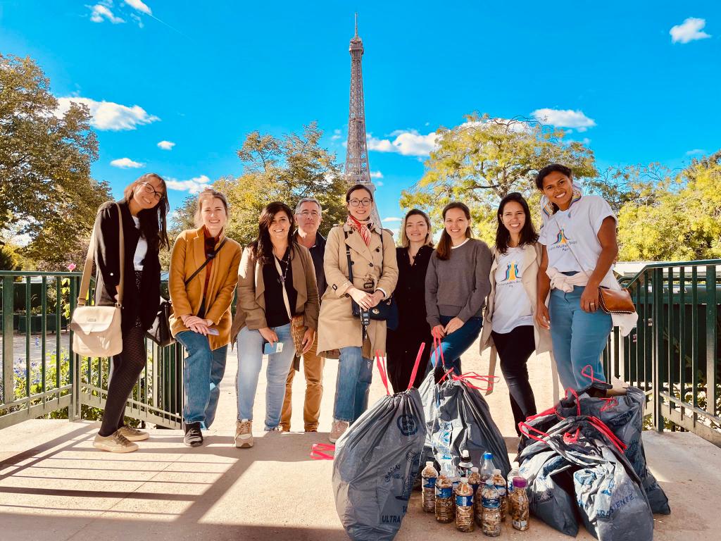 Núcleo Paris participa do World Cleanup Day