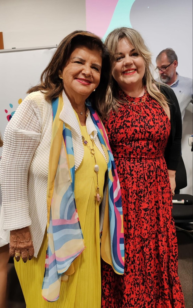 Luiza Helena Trajano e Gabriella Di Laccio.